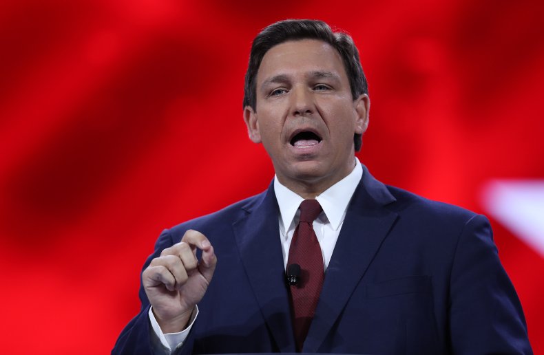 Florida Gov. Ron DeSantis speaks at the