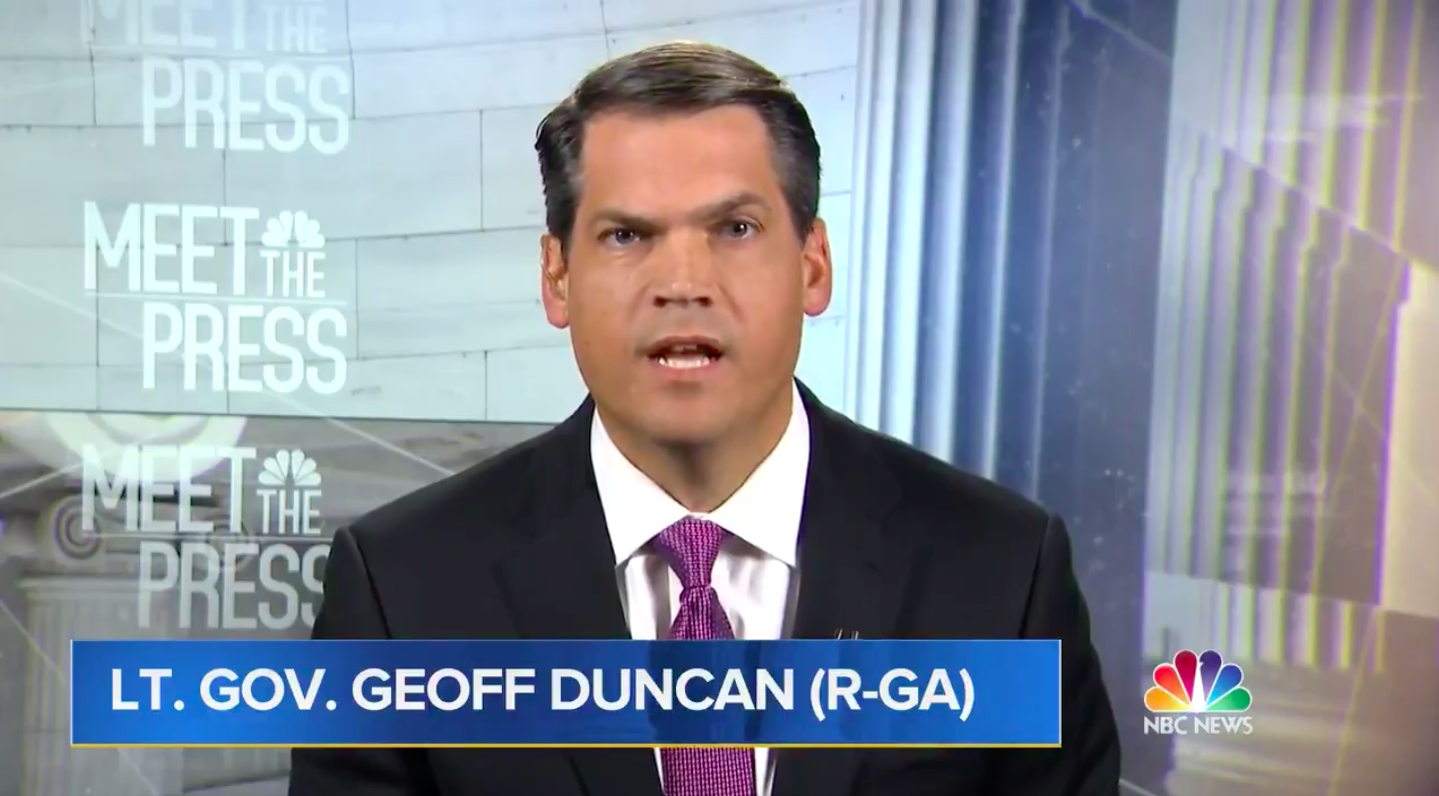 Geoff Duncan Says Republicans Realize Trump Won't Be 47th President