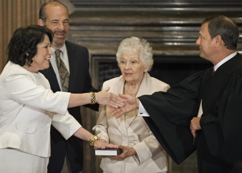 2009: Sonia Sotomayor takes her seat on the Supreme Court