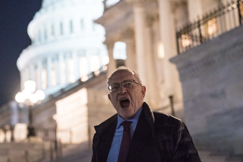 Alan Dershowitz Mike Lindell Dominion voting lawsuit