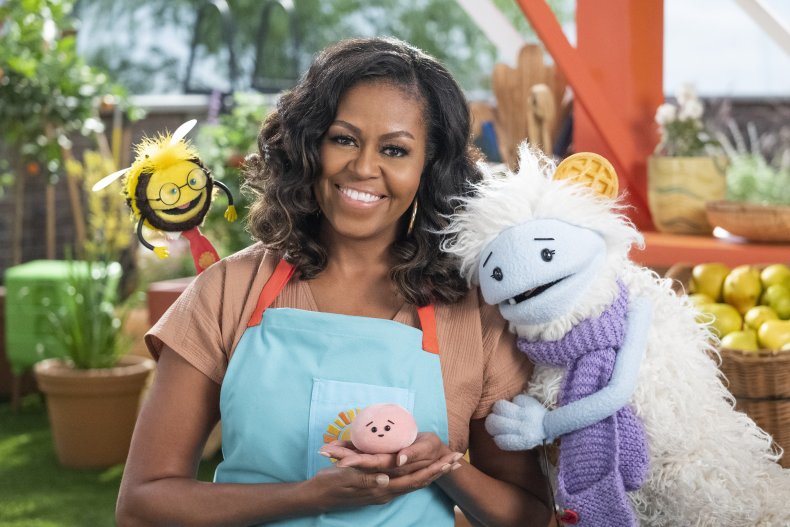 Michelle Obama Appears on 'Waffles + Mochi'