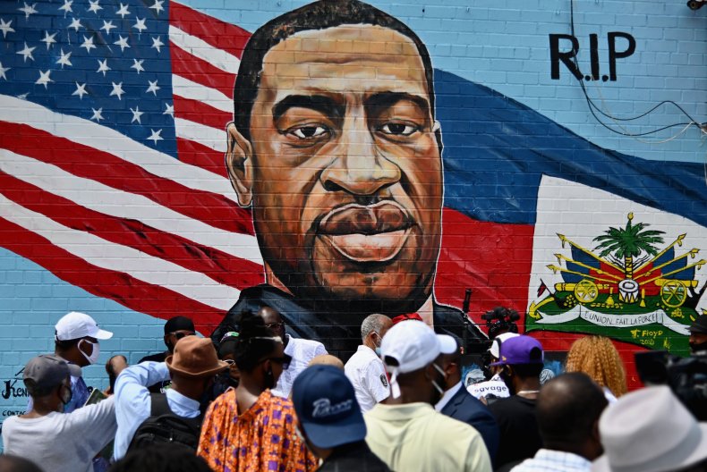 George Floyd mural