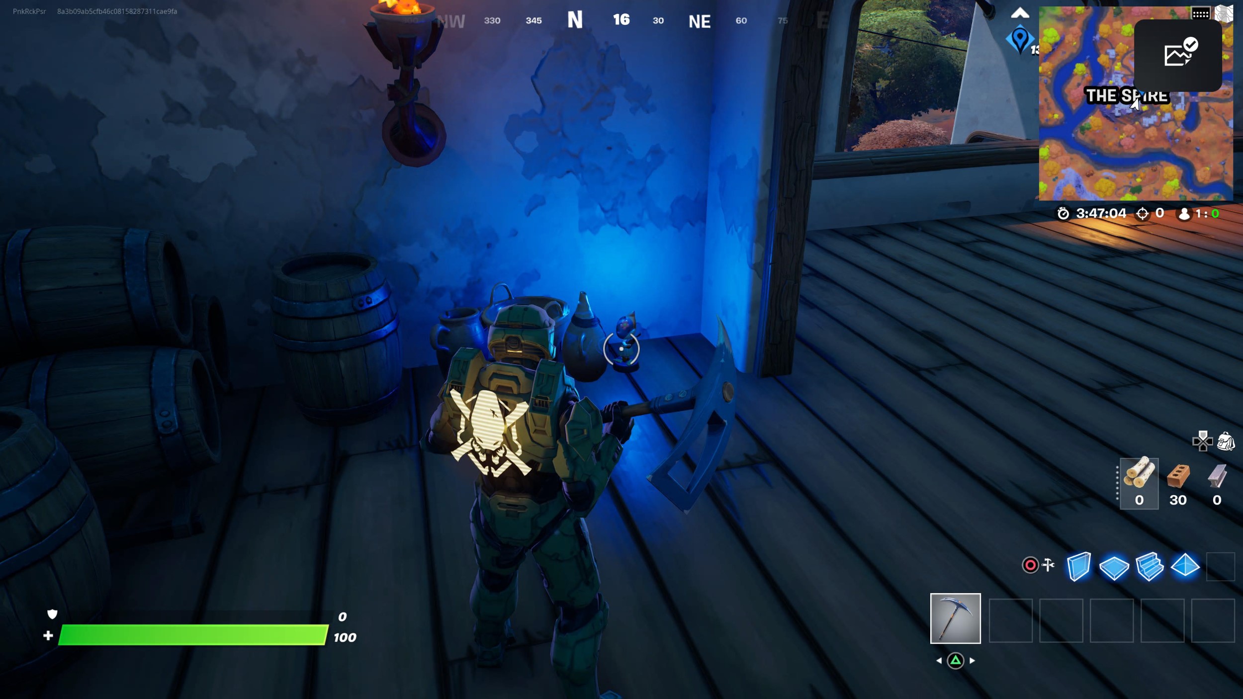 find golden artifacts near the spire