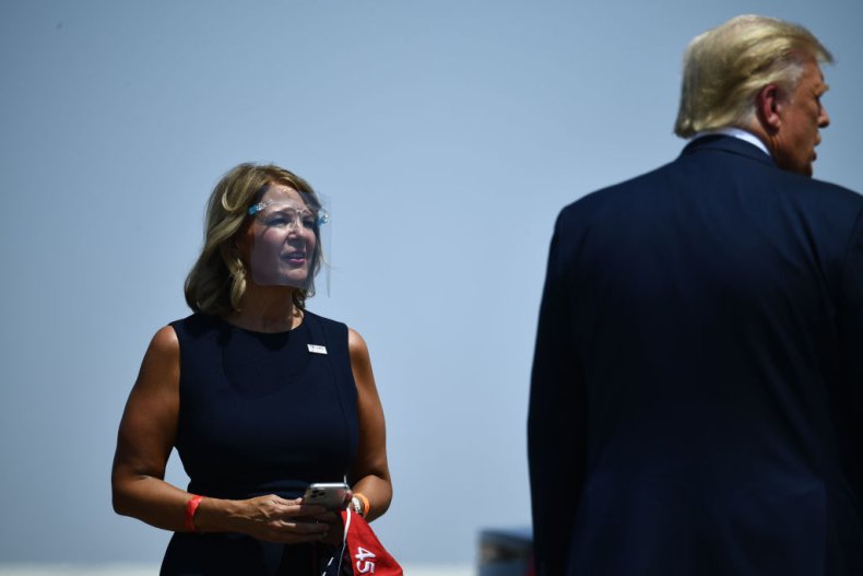 Kelli Ward and Donald Trump