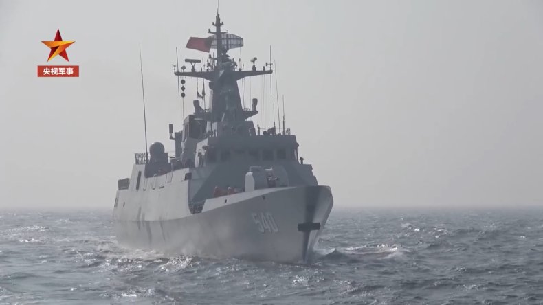 China Holds Live-Fire Drills In Surrounding Seas