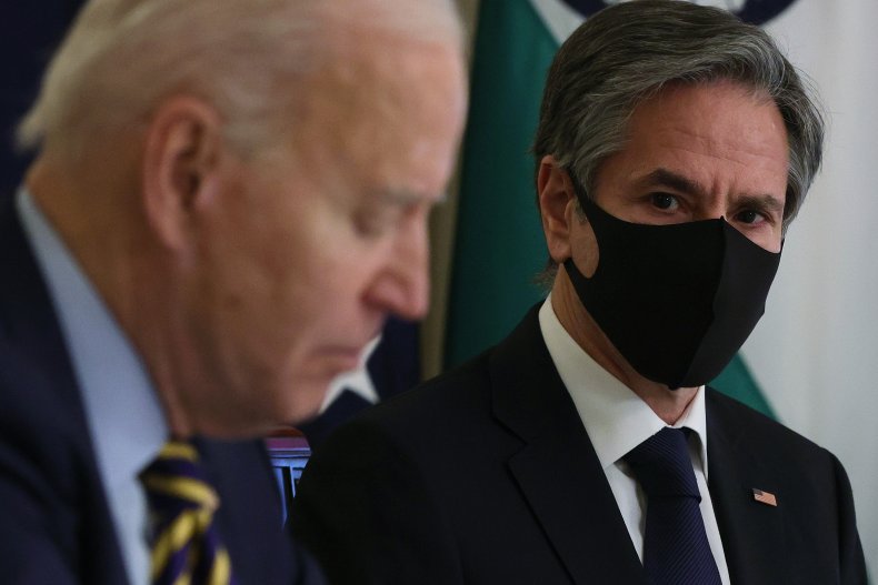 Joe Biden and Antony Blinken