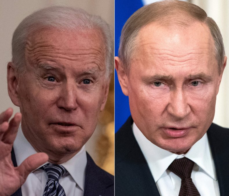 Joe Biden and Vladimir Putin