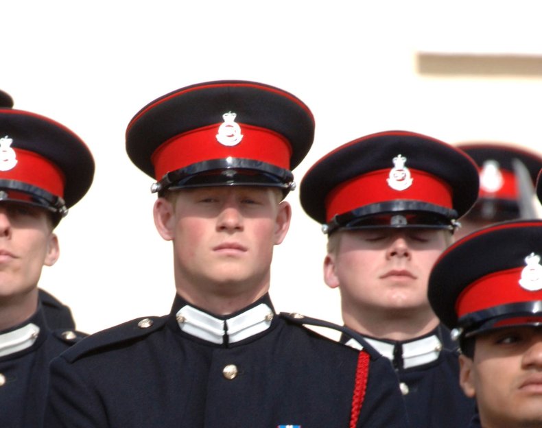 Prince Harry, Ahmed Raza Khan at Sandhurst