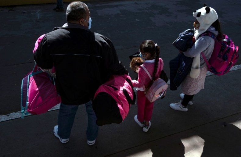 Migrant family