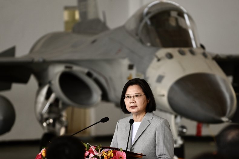 President Tsai Ing-wen Visits Taiwan Air Force
