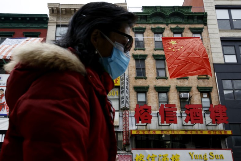 chinatown, chinese, flag, new, york, city
