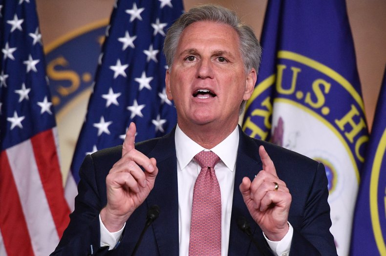 kevin mccarthy news conference on March 18