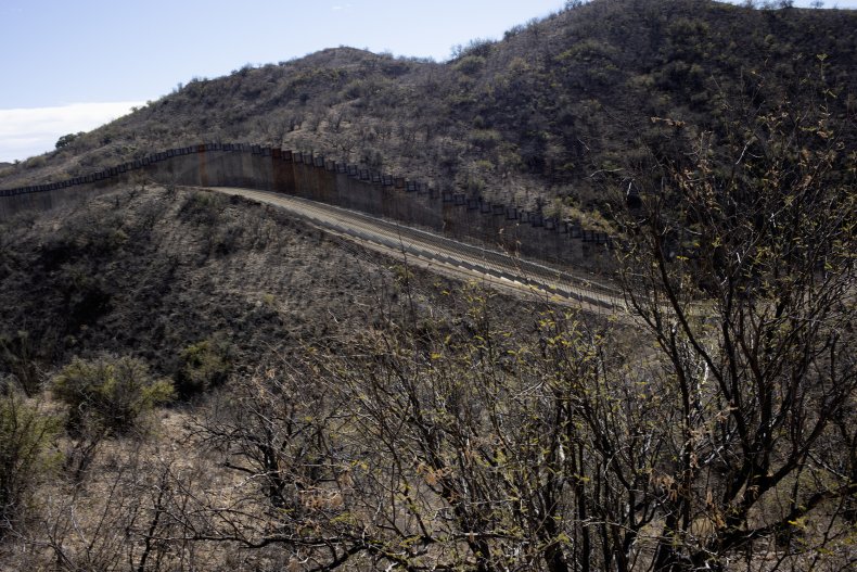 Border wall in Arizona