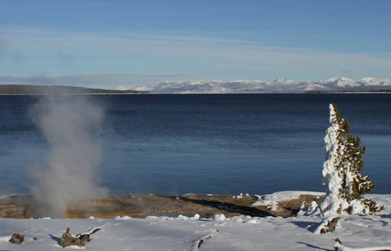 Yellowstone snow