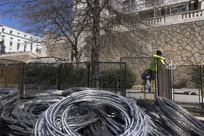 Capitol security fencing