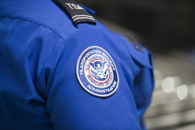 TSA Agent Shoulder