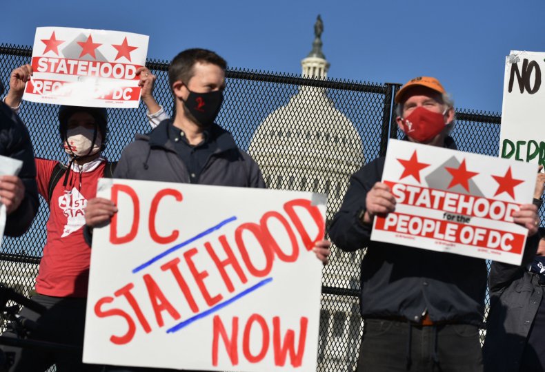 DC statehood rally March 22, 2021