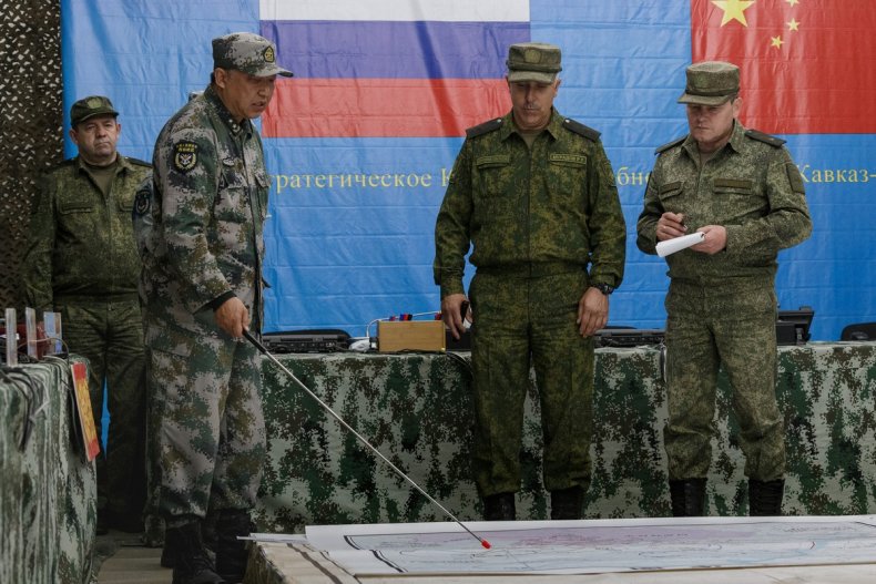 china, russia, military, partnership, training