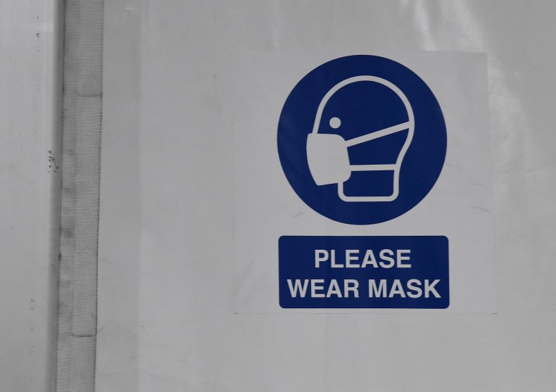 Please Wear Mask Sign