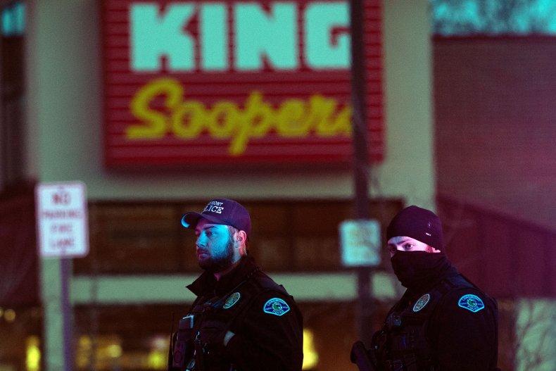 Officers at the Scene of Colorado Shooting