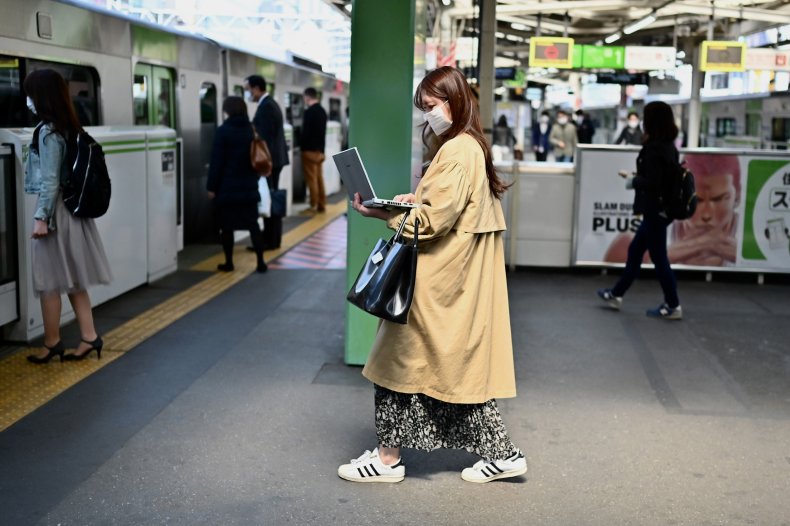 Woman working