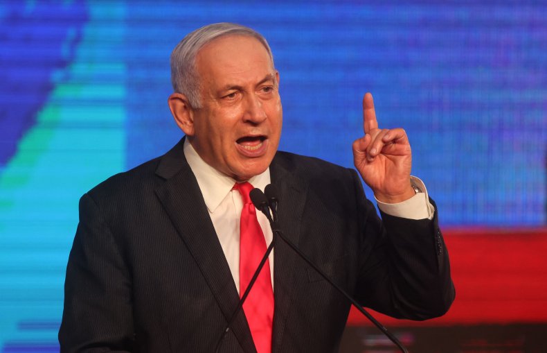 Netanyahu addresses Likud supporters after election 2021
