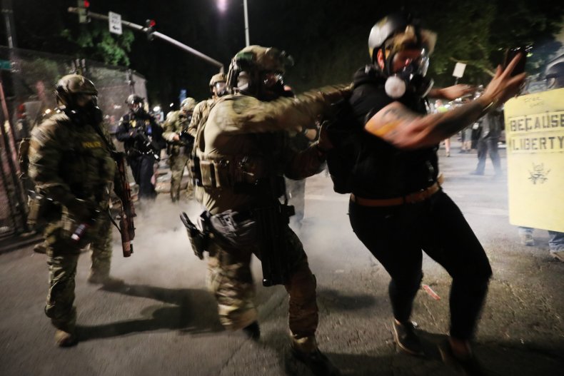 federal, law, enforcement. arrest, portland, protests