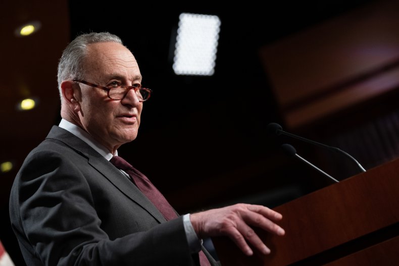 Senate Majority Leader Chuck Schumer