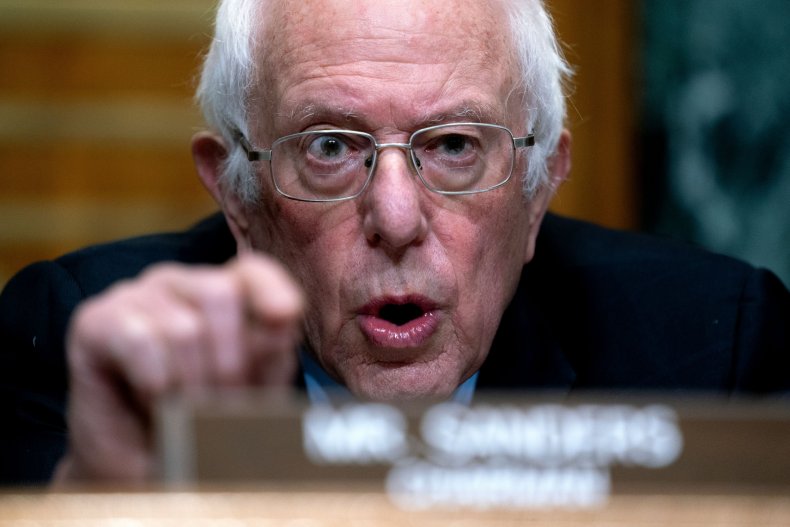 bernie sanders speaks during committee hearing