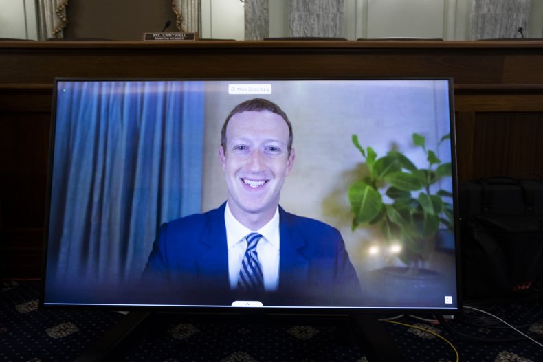 CEO of Facebook Mark Zuckerberg