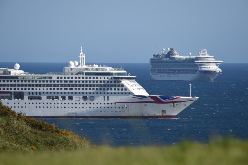 P&O cruise ships May 2020