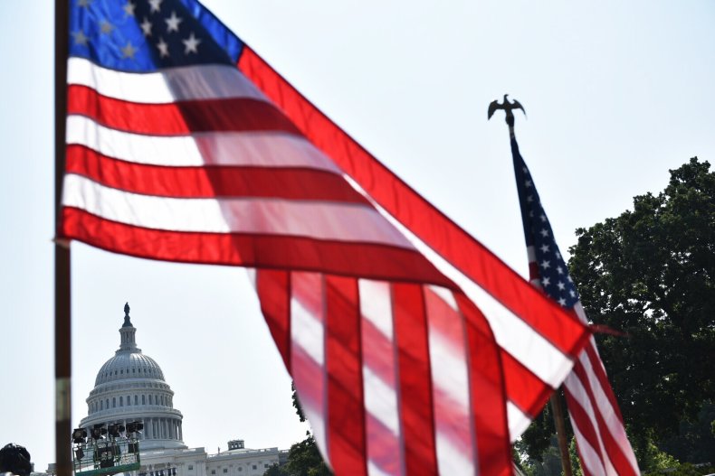 U.S. flags