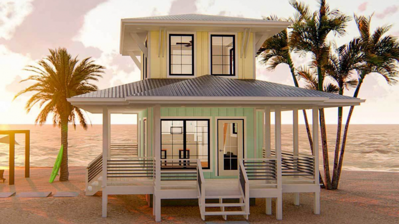 beach and waterfront home designs