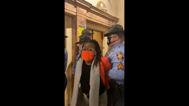 Police Arresting Georgia State Rep. Park Cannon
