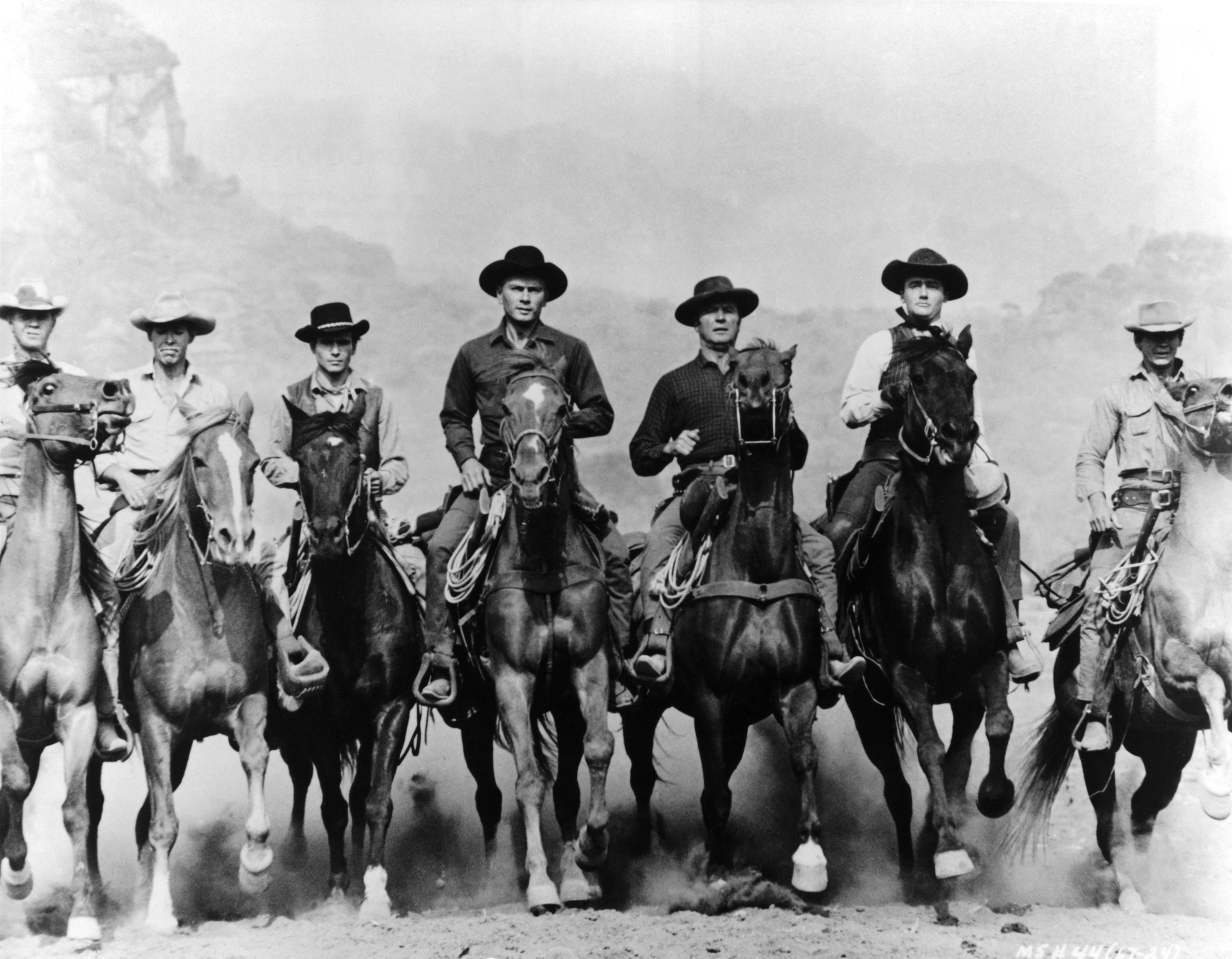 Cowboy In Cowboy Gear Full Length by Bettmann