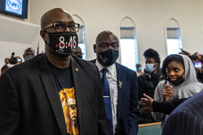 Philonise Floyd at George Floyd prayer vigil