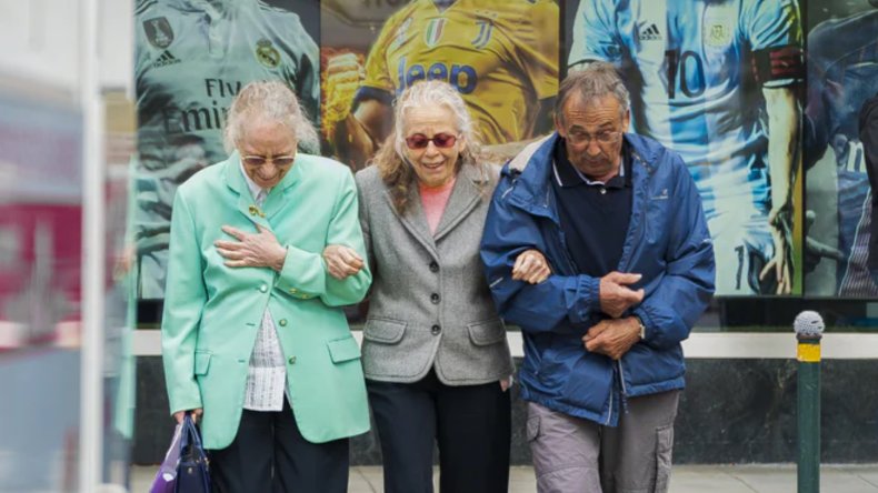 Senior Citizens Socializing