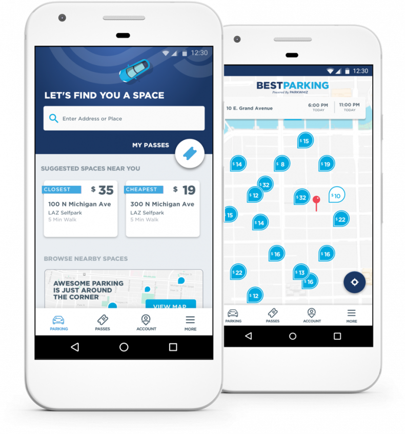 BestParking (iOS, Android and Blackberry)