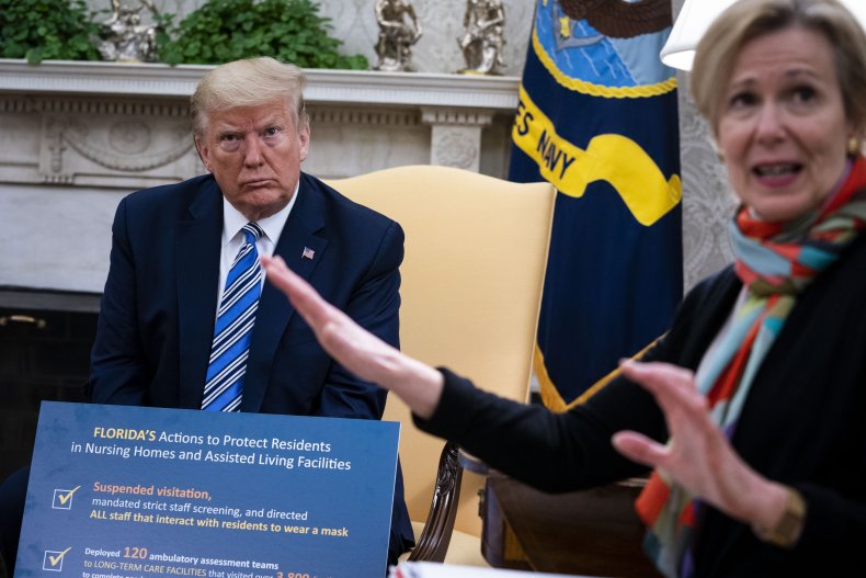 Donald Trump Deborah Birx Anthony Fauci COVID-19