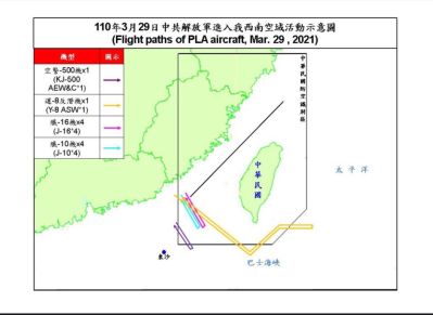 Chinese Warplanes Perform Pincer Move Around Taiwan Chinese Warplanes Perform Pincer Move Around Taiwan