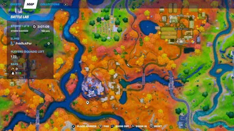 fortnite spire desafia mapa de artefatos de culto