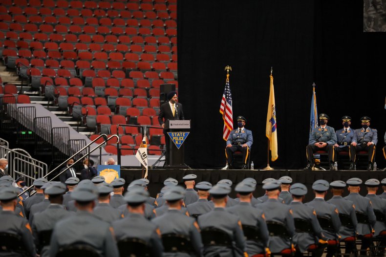new, jersey, state, police, graduation, ceremony