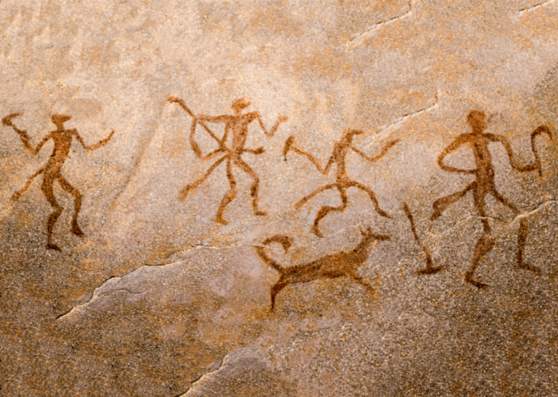 15,000–40,000 years ago: The first dogs evolve