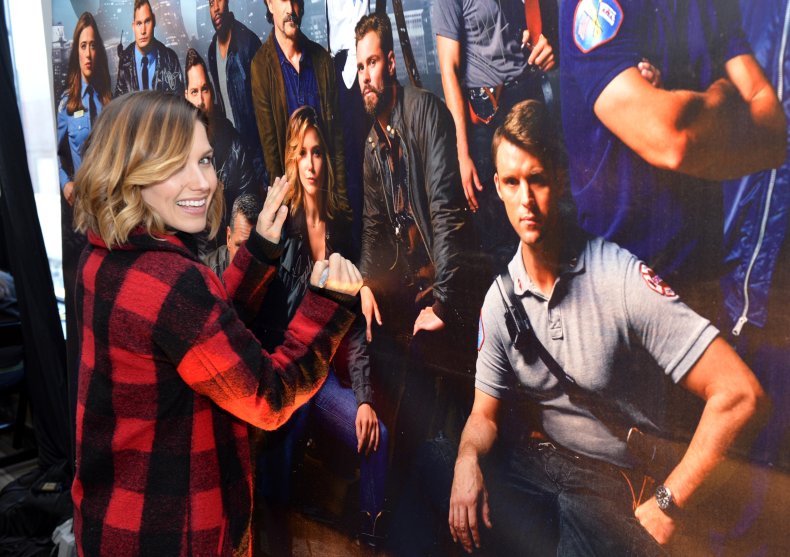 Sophia Bush at Chicago PD junket