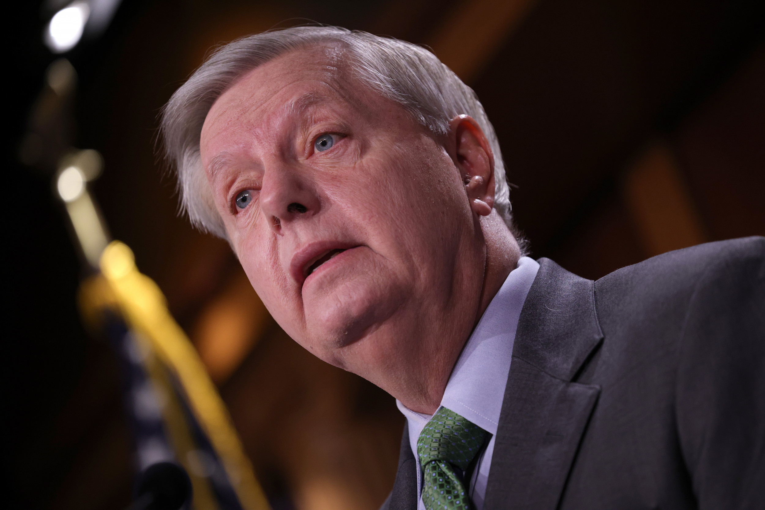 Lindsey Graham Shows Off Rifle Skills, Warns of 'Breakdown of Law and Order'