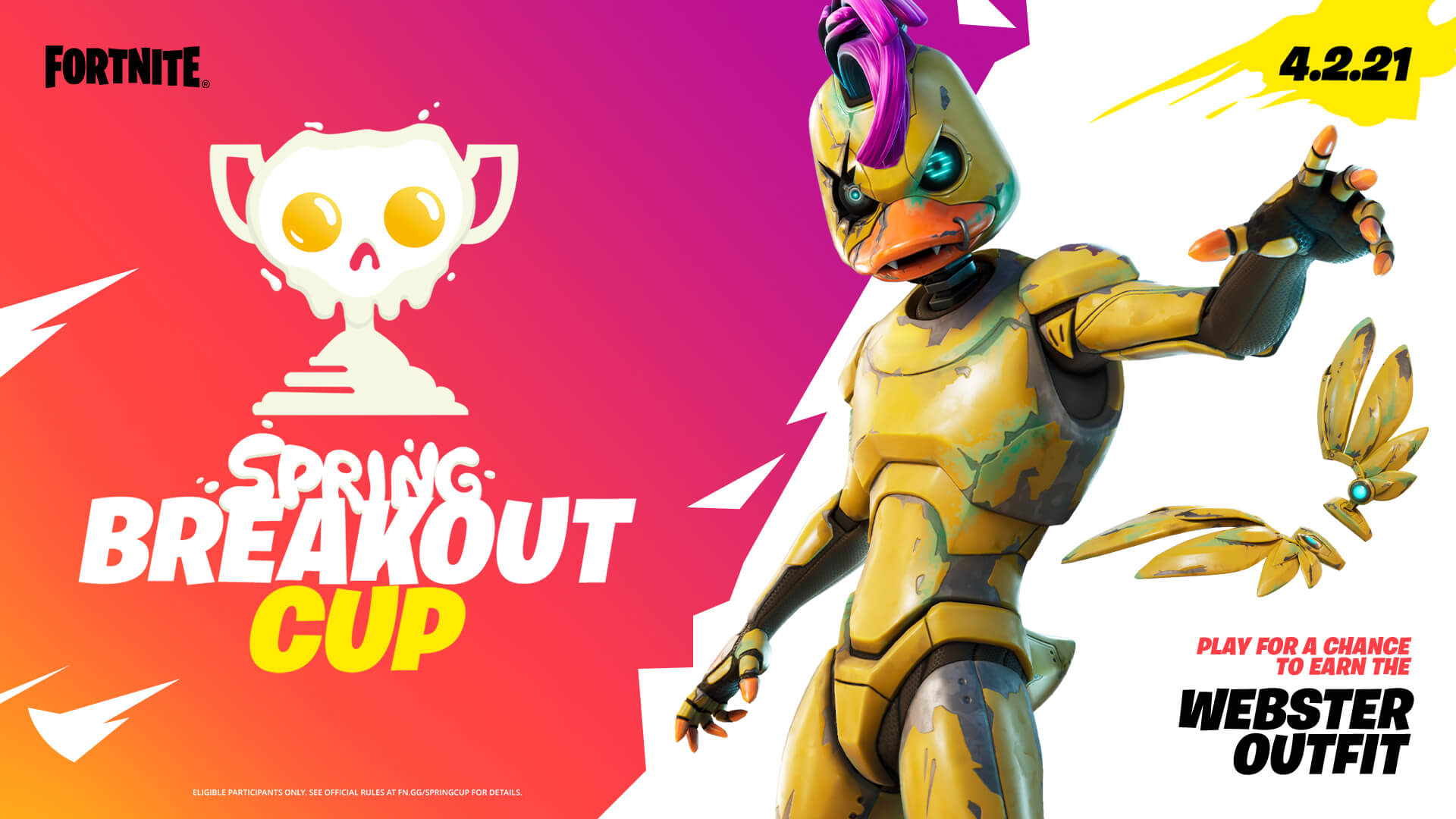 Fortnite Spring Breakout Cup Start Time And How To Get The Webster Skin Early