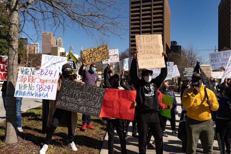 georgia state capitol protestors