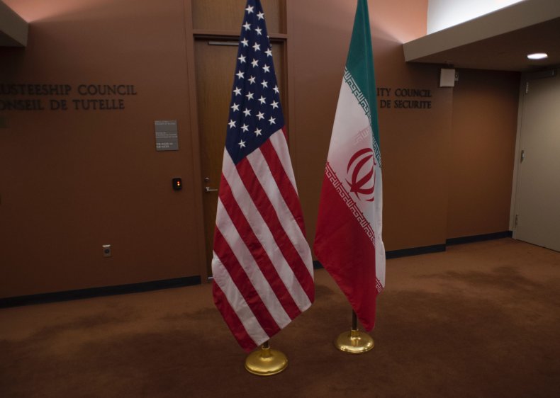 us, iran, flags, united, nations