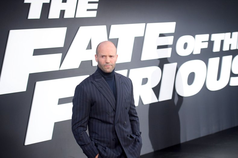 Jason Statham at Fate of the Furious