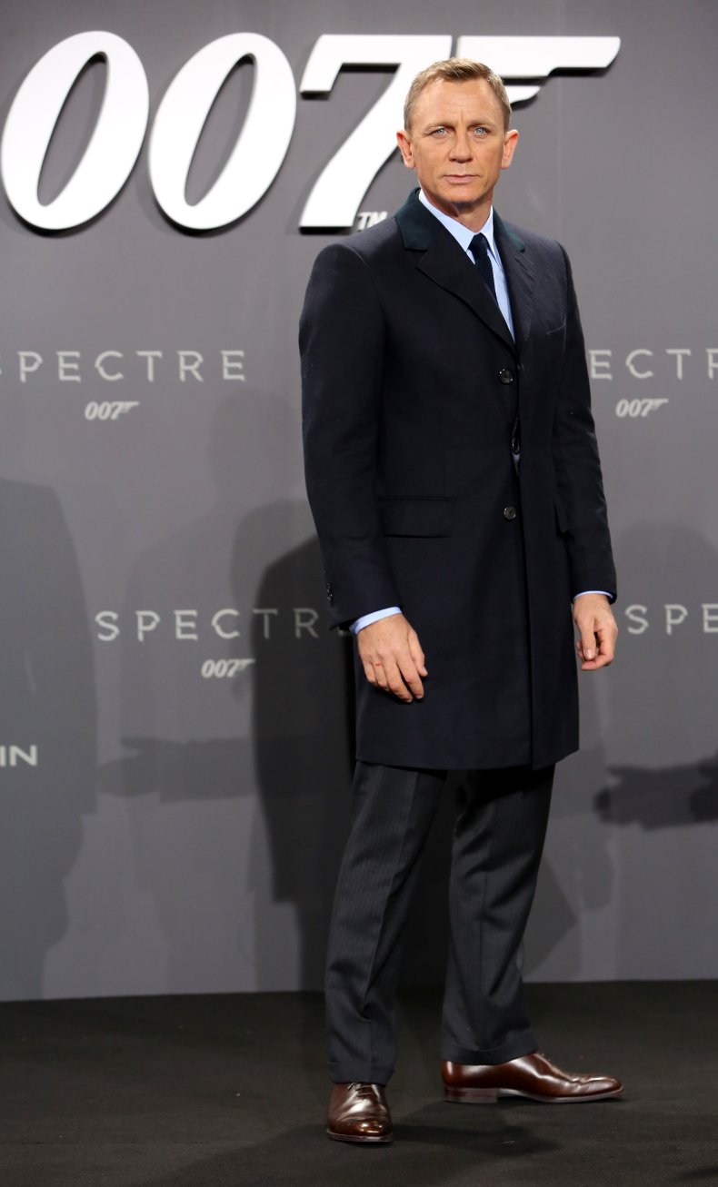 Daniel Craig at Spectre premiere